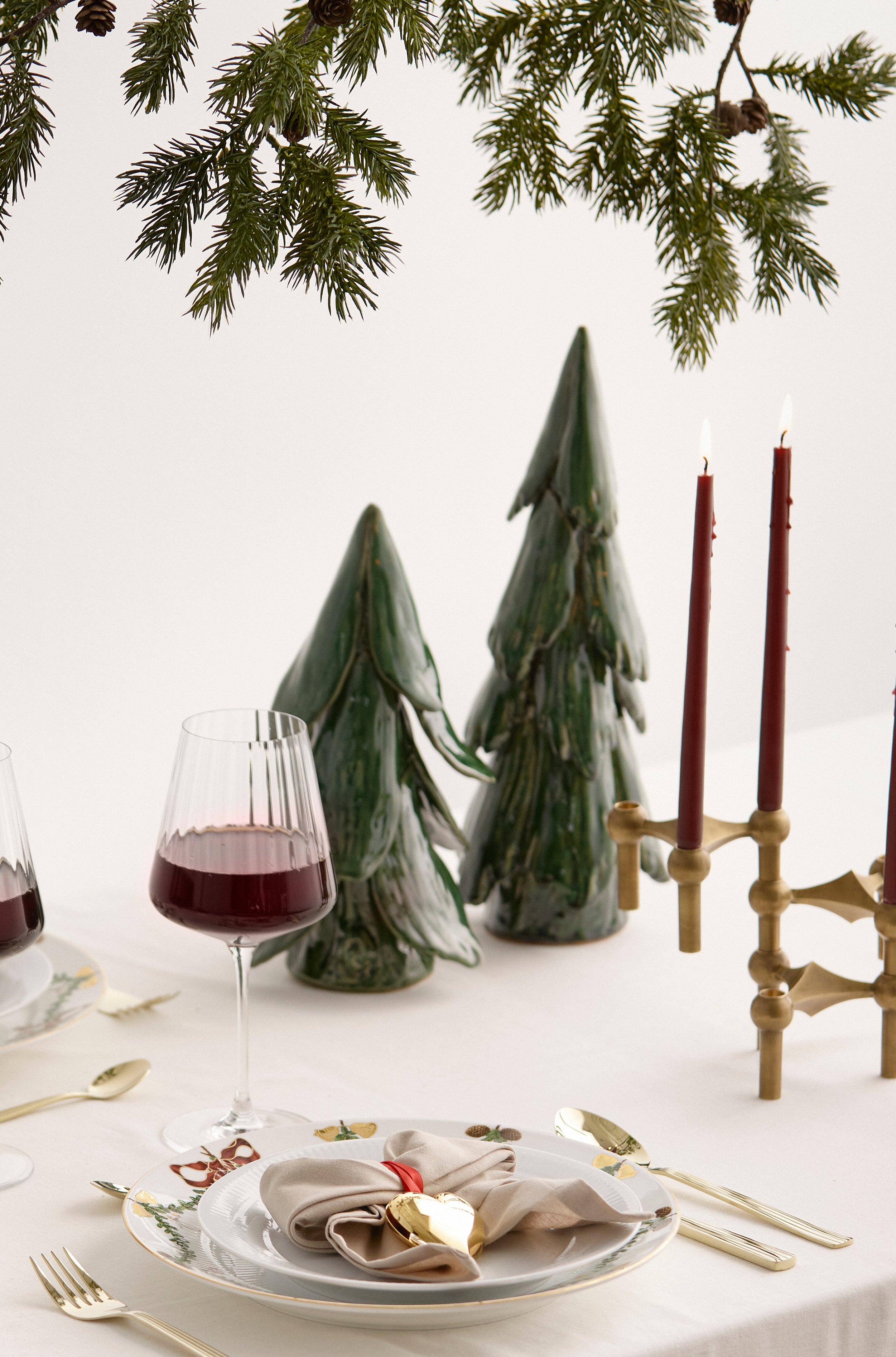 Juletræ, grøn - H36,5 cm